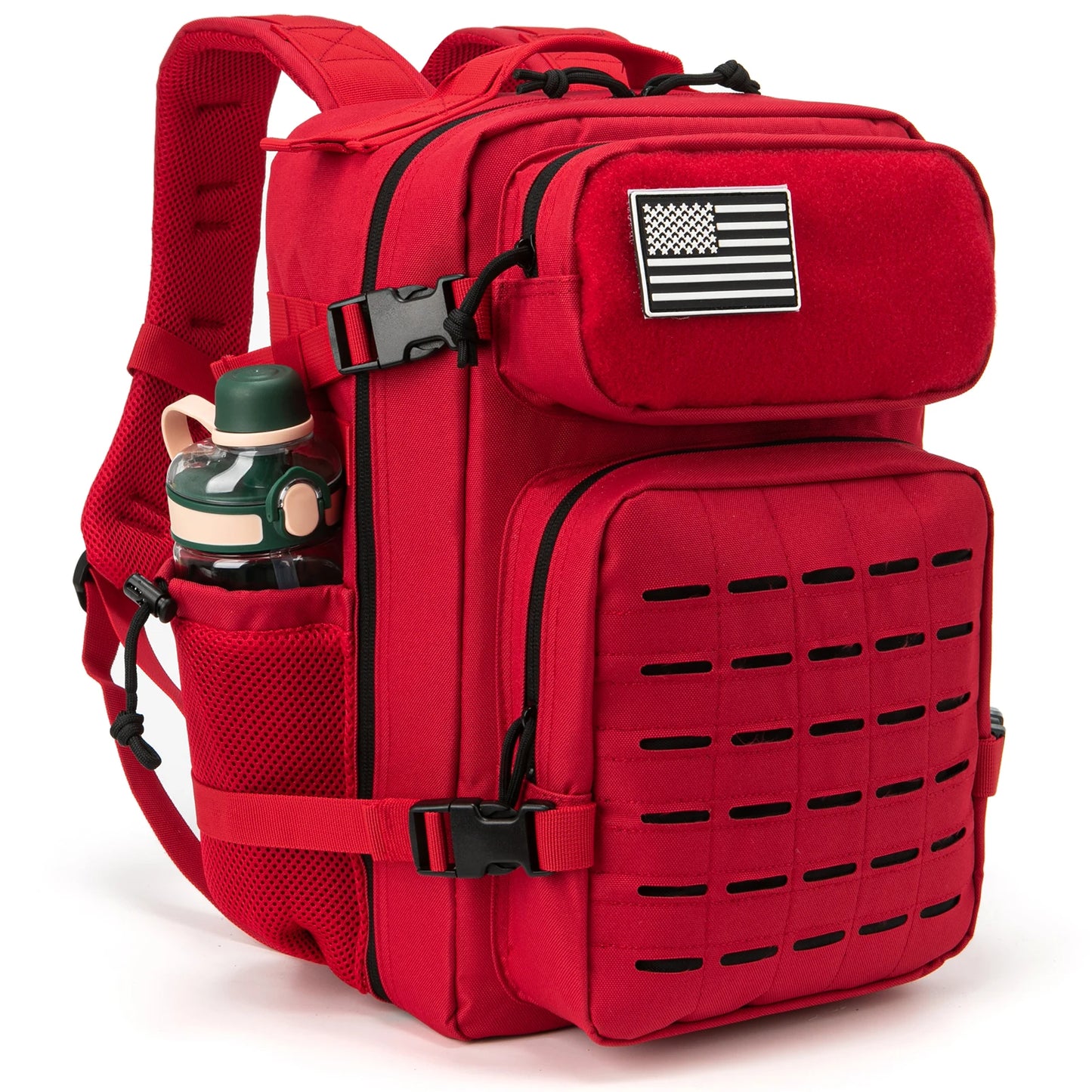 25L Tactical Backpack with Dual Cup Holders – MOLLE Hiking & Fitness Bag for Men & Women