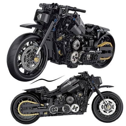Motorcycle Building Block Set – 586 PCS Technical Brick Model Kit