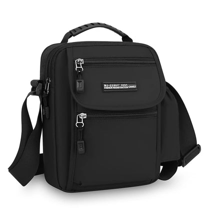 Men's Crossbody Shoulder Bag with Bottle Pocket