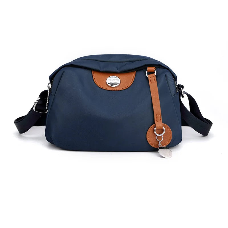 Waterproof Nylon Crossbody Bag - Women's Shell Shoulder Handbag