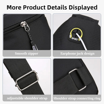 Men's Sling Bag – Multi-Pocket Lightweight Chest Pack