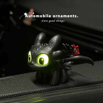 Toothless Dragon Keychain – Cute Glowing Car Ornament