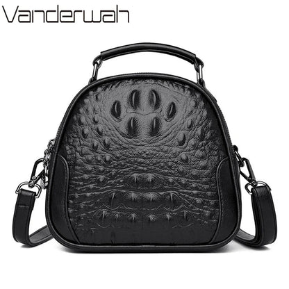 Crocodile Leather Crossbody Bag – Luxury Women's Shoulder Handbag