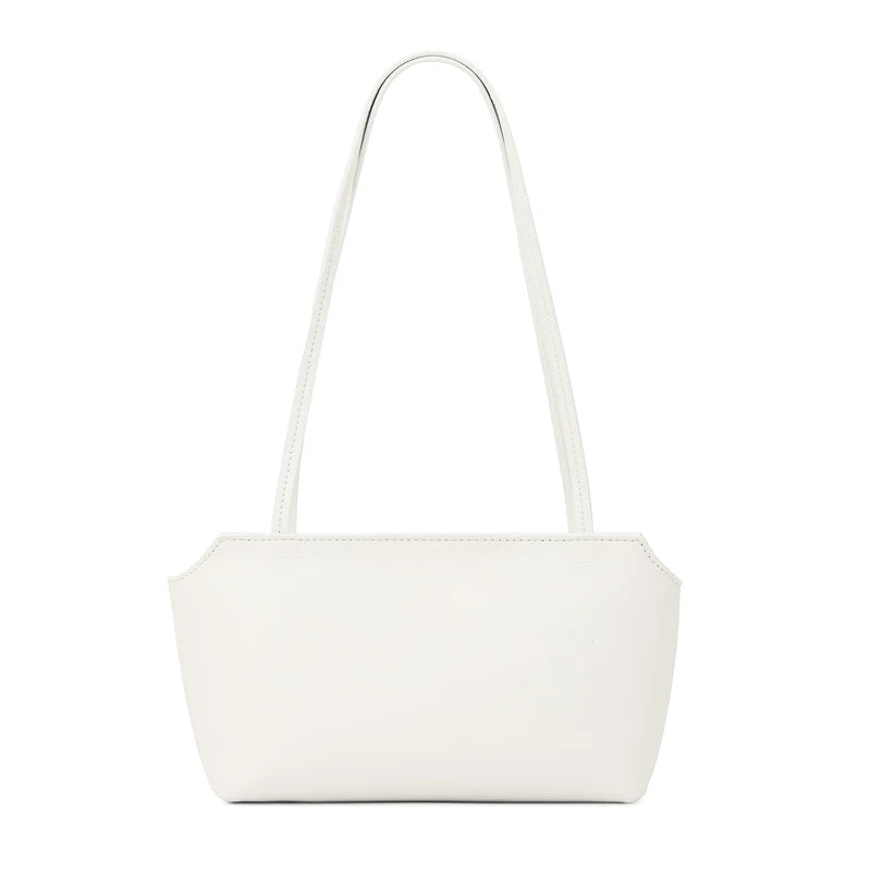 Genuine Leather Mini Shoulder Bag – Women's Pebbled Tote