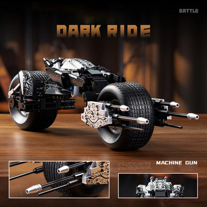 Dark Knight Motorcycle MOC Building Blocks Set