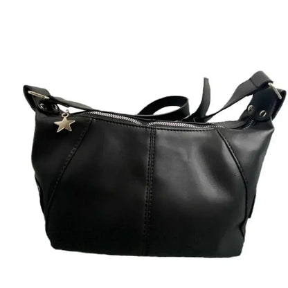 Gothic Star Crossbody Bag – Y2K Harajuku Shoulder Handbag