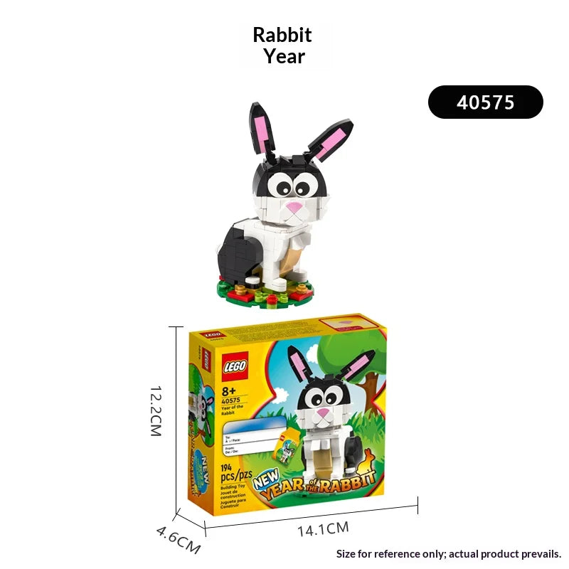 LEGO Lunar New Year Building Set – Year of the Dragon 40611 or Rabbit 40575