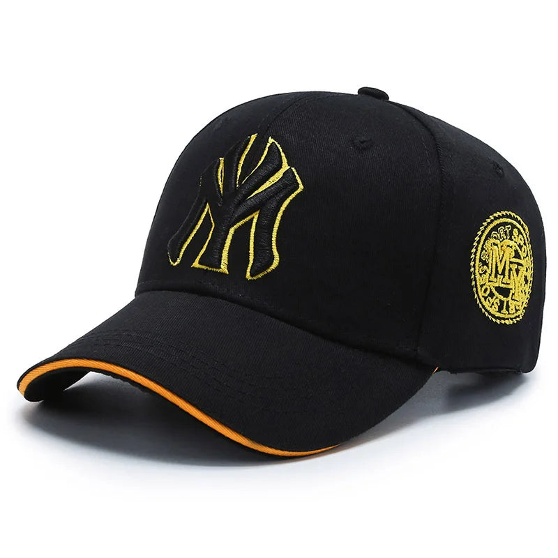 NY Embroidery Baseball Cap – Unisex Cotton Snapback Hat
