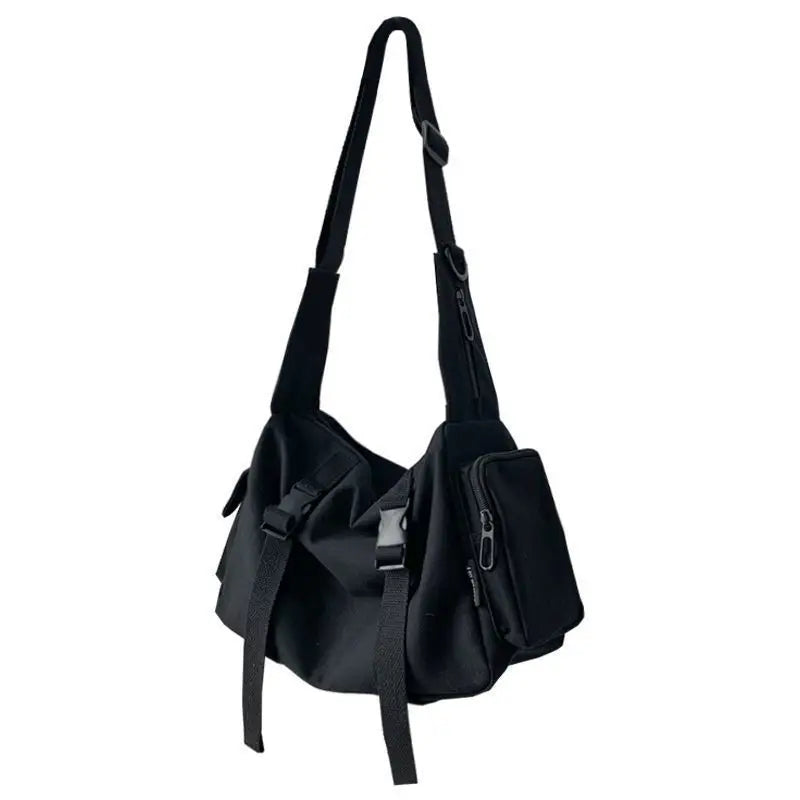 Canvas Messenger Bag – Unisex Japanese Harajuku Crossbody Shoulder Bag