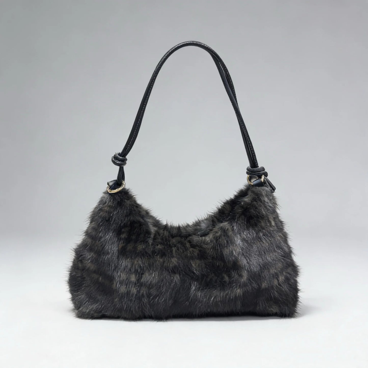 Faux Fur Shoulder Bag – Luxury Women's Crossbody Handbag