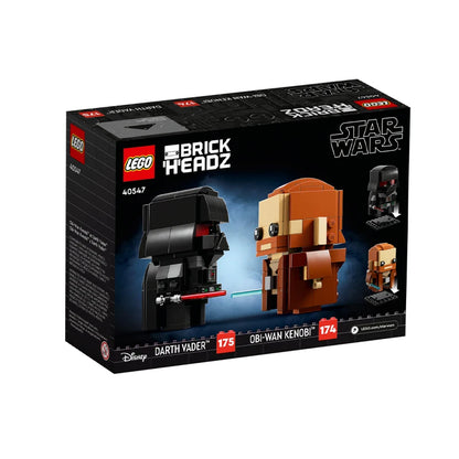 Obi-Wan Kenobi & Darth Vader BrickHeadz Set 40547