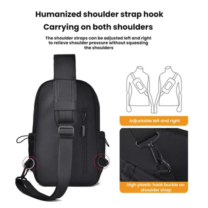 Men's Multifunctional Sling Bag for Business, Travel & Sports
