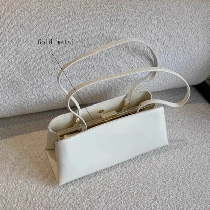 Luxury Clip Shoulder Bag – Women's PU Leather Handbag & Tote