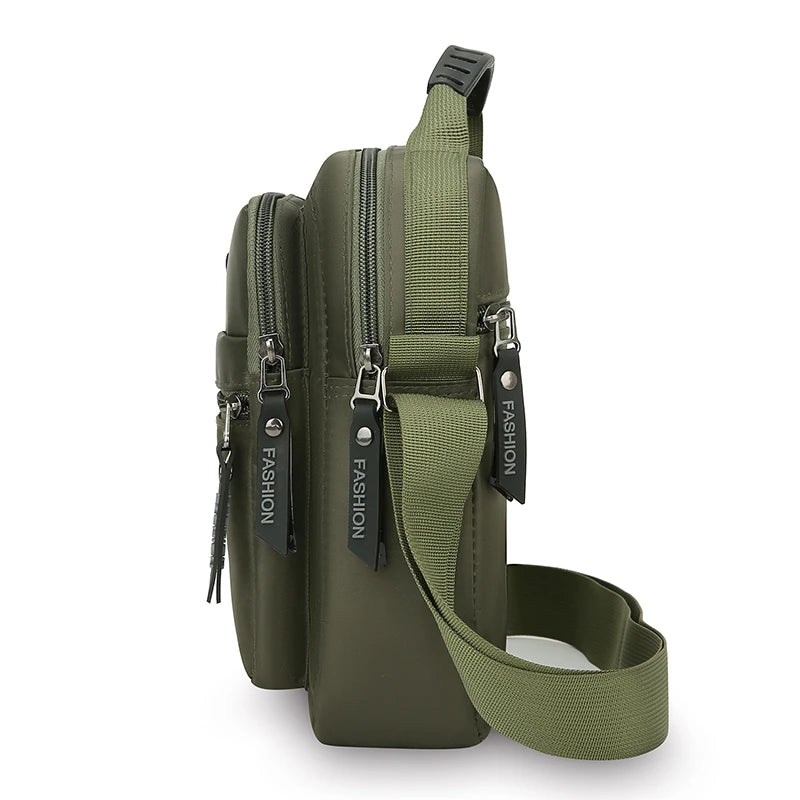 Men's Shoulder Bag – Waterproof Large Capacity Business Crossbody Handbag