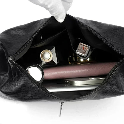 Large Capacity PU Leather Crossbody Shoulder Bag for Women