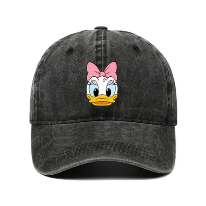 Cartoon Character Baseball Cap – Vintage Washed Unisex Hat
