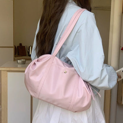 Large Capacity Nylon Shoulder Bag – Korean Casual Tote