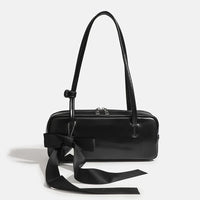 Black with bow