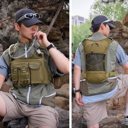 Running Hydration Vest – Men's & Women's Tactical Chest Pack for Cycling & Hiking