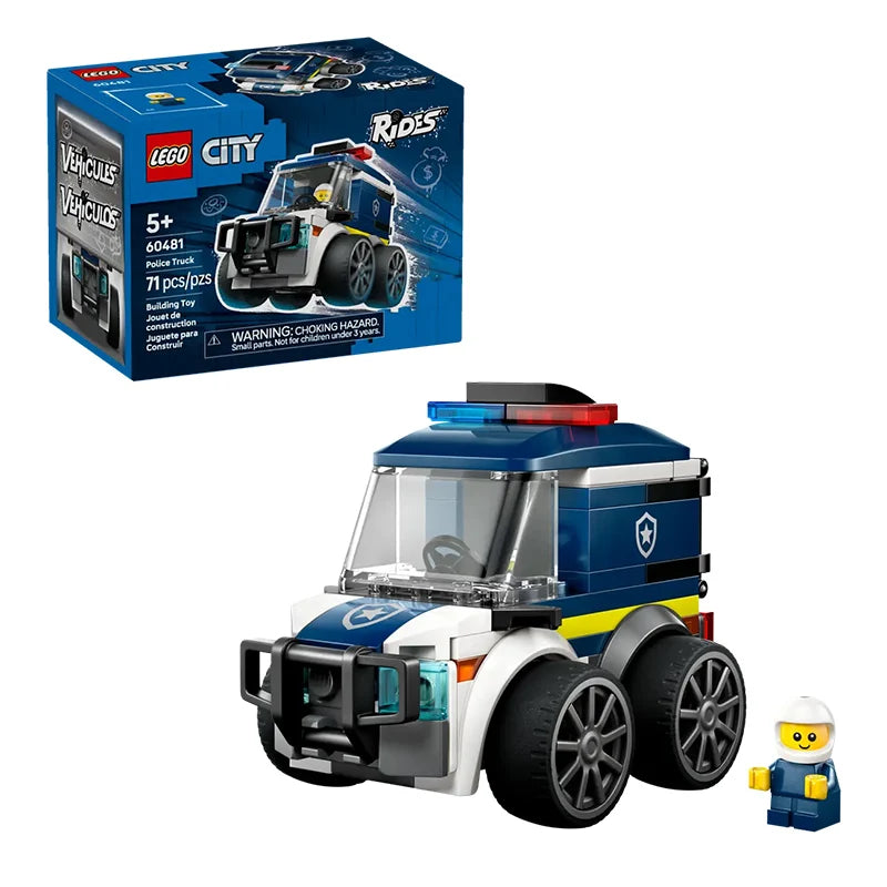 LEGO City 60481 Police Truck Building Set with Officer Minifigure
