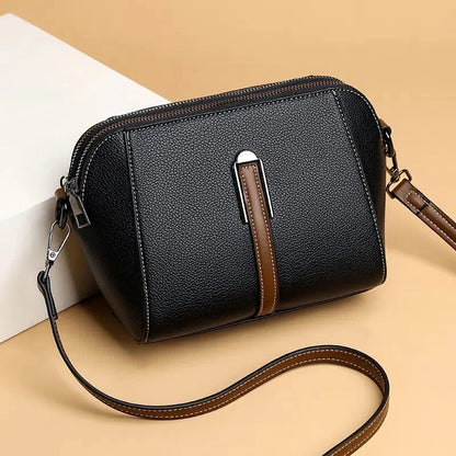 Soft Leather Shell Crossbody Bag – Women's Shoulder Purse