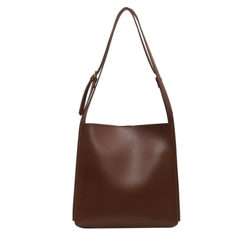Luxury Leather Tote Bag – Large Capacity Shoulder Handbag
