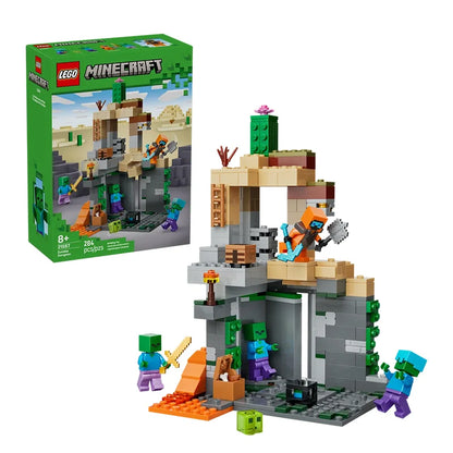 LEGO Minecraft Zombie Dungeon 21587 – 284-Piece Building Set