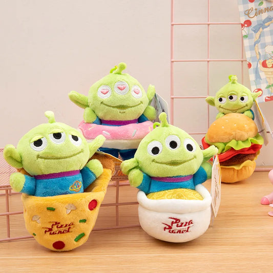 Toy Story Alien Plush Keychain – Disney Cartoon Bag Pendant