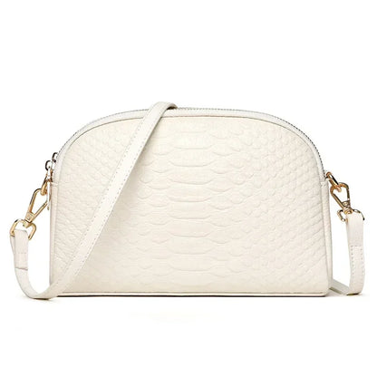 Crocodile Pattern Leather Crossbody Bag – Women's Shoulder Bag
