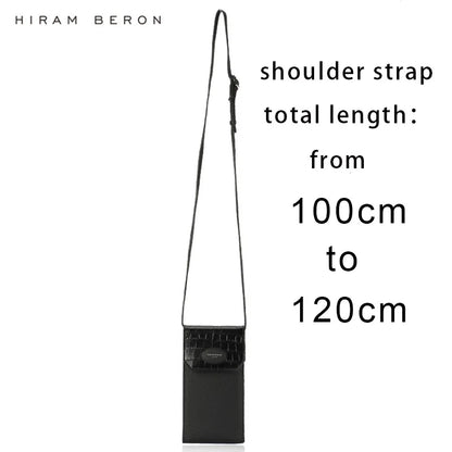 Pebble Leather Crossbody Pouch for Men – Premium Luxury Bag