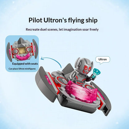 LEGO Marvel 11209 Ultron vs. Iron Man Building Set – 96 Pieces, Ages 4+