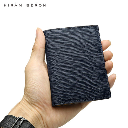 RFID Blocking Leather Wallet for Men, Slim Bifold Card Holder