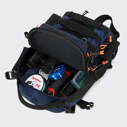 Tactical Fishing & Camping Backpack with Rod Holder – MOLLE Outdoor Sports Bag