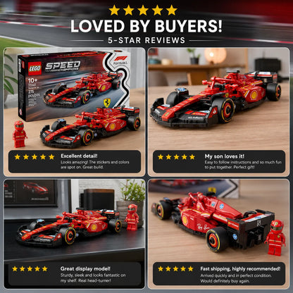 LEGO Speed Champions Ferrari SF-24 F1 Car Building Set 77242