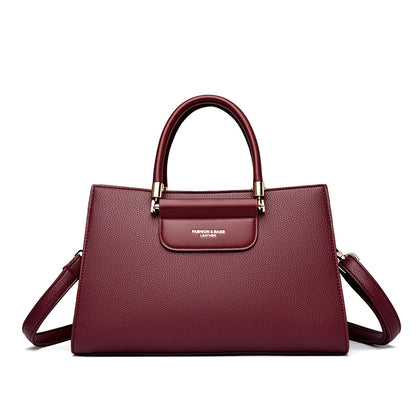 Large Leather Handbag for Women – Designer Tote & Shoulder Bag