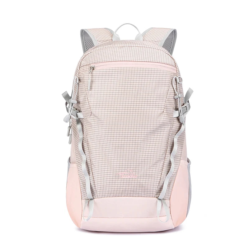 Large Capacity Hiking Backpack with Reflective Strip & Rescue Whistle