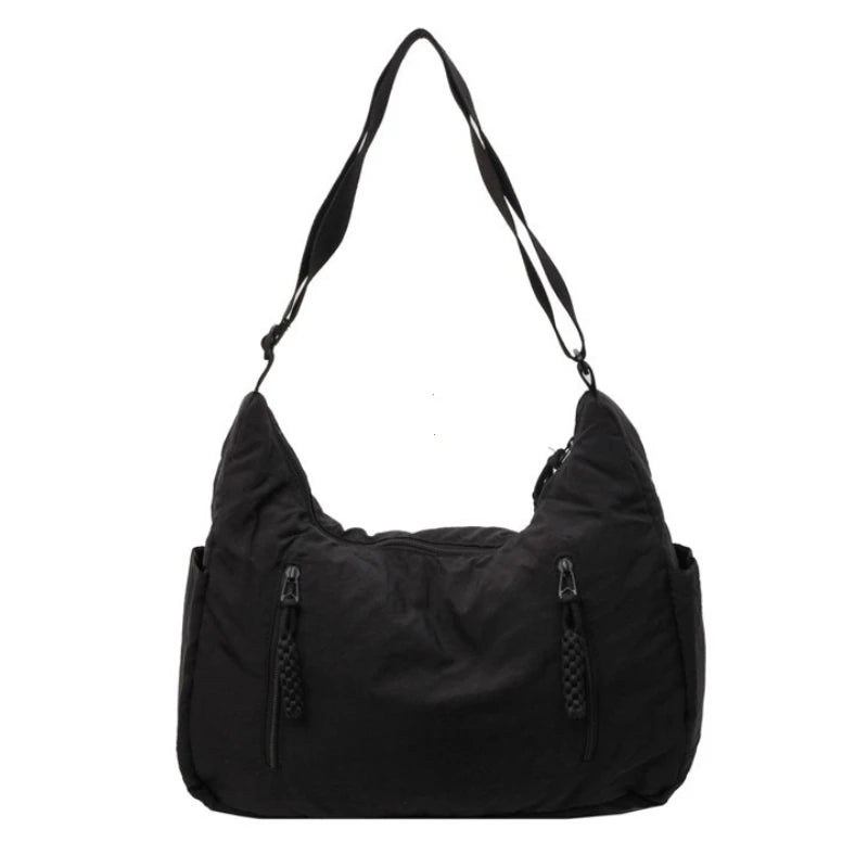 Quilted Puffer Shoulder Bag – Women's Large Soft Tote