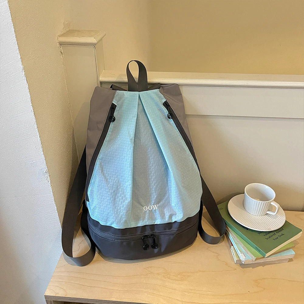 Large Capacity Gym Backpack with Shoe Compartment