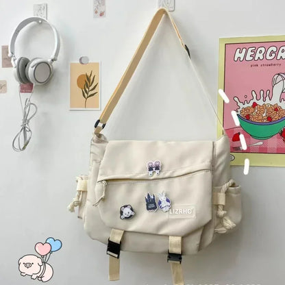 Korean Style Crossbody Messenger Bag for Students