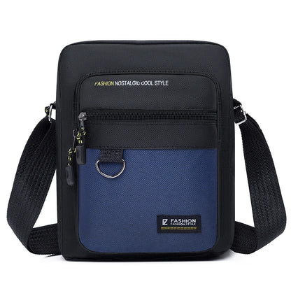 Men's Oxford Messenger Shoulder Bag – Lightweight Casual Crossbody