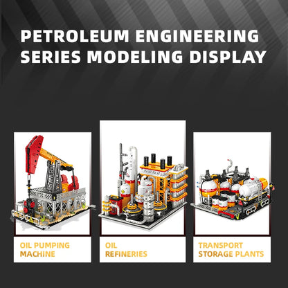 Oil Field Pump Jack MOC Building Blocks Set – City Engineering Bricks