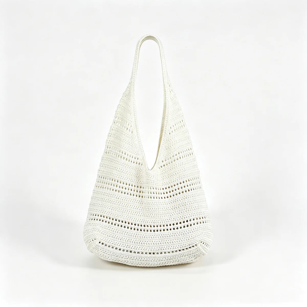 Hollow Woven Tote Bag for Women – Korean Beach Shoulder Bag