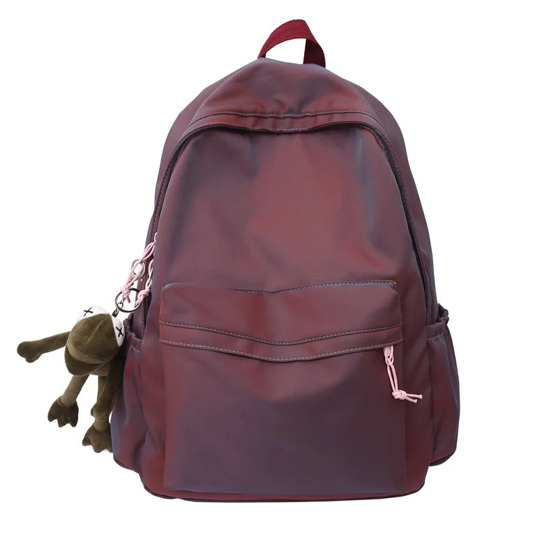 Large Capacity Nylon Backpack for Women & Students