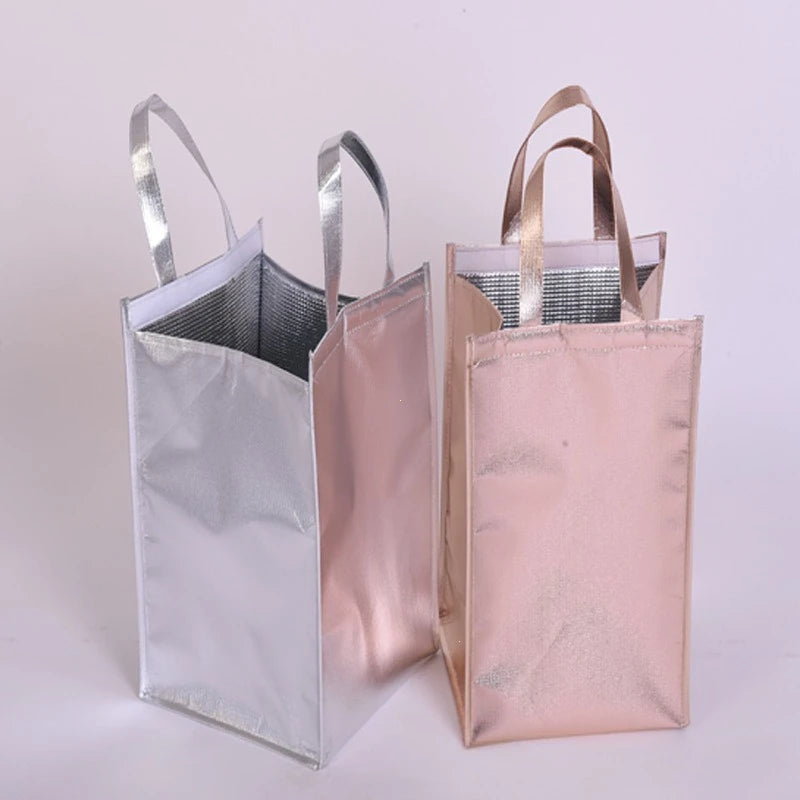 Insulated Thermal Bag – Aluminum Foil Foldable Cooler Tote