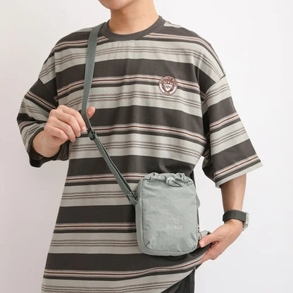 Mini Waterproof Nylon Crossbody Bag – Phone & Water Bottle Shoulder Bag