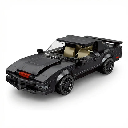 JDM Classic Black Sports Car Building Blocks Set 1:24 MOC