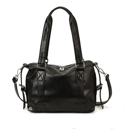 Retro Large Capacity Tote Bag Simple Pillow Messenger Leisure Travel Shoulder