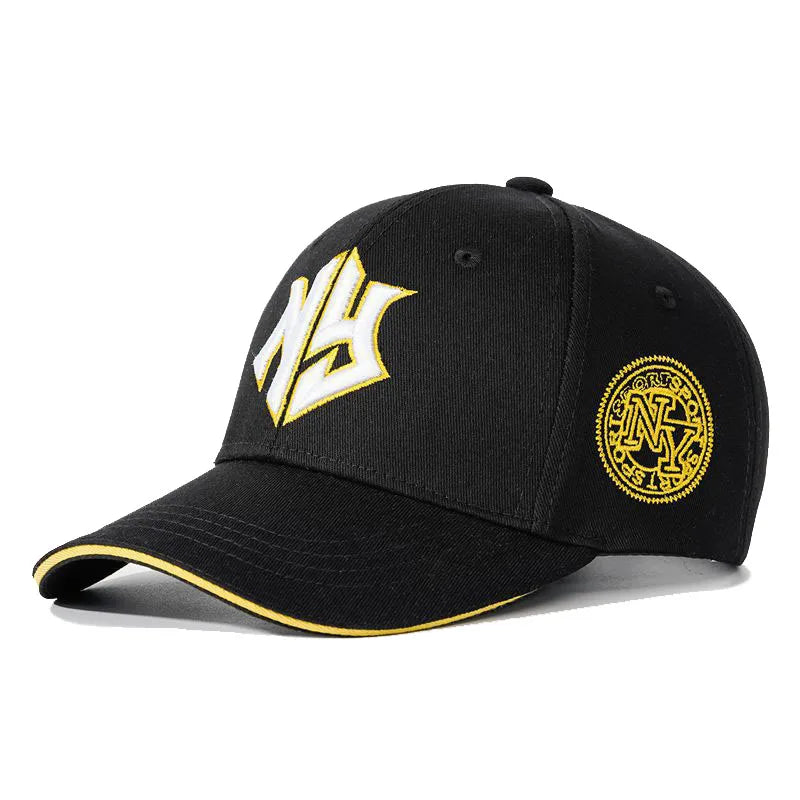 NY Embroidered Snapback Baseball Cap – Unisex Hip Hop Hat for Men & Women
