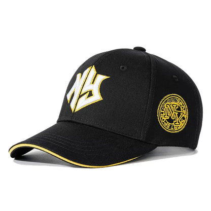 NY Embroidered Snapback Baseball Cap – Unisex Hip Hop Hat for Men & Women
