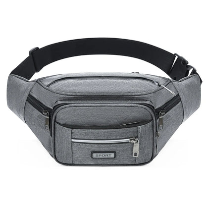 Waterproof Waist Bag – Men's Anti-Theft Chest Pack for Travel & Sports